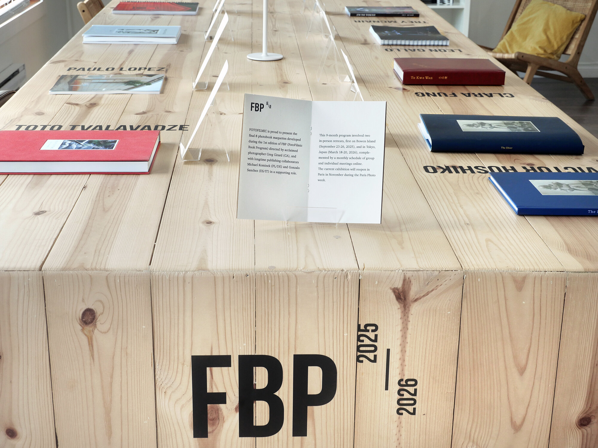 FotoFilmic Book Program 2025–26: Bowen Island exhibition view 2